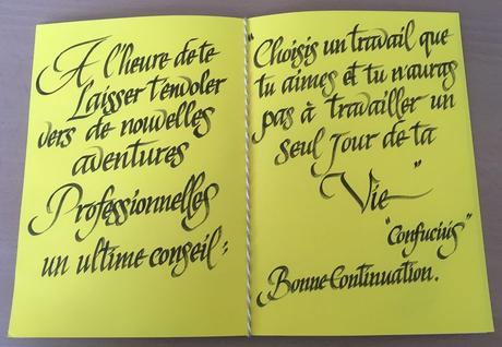 Pour le départ d'un collègue... | scrap | Texte départ ...