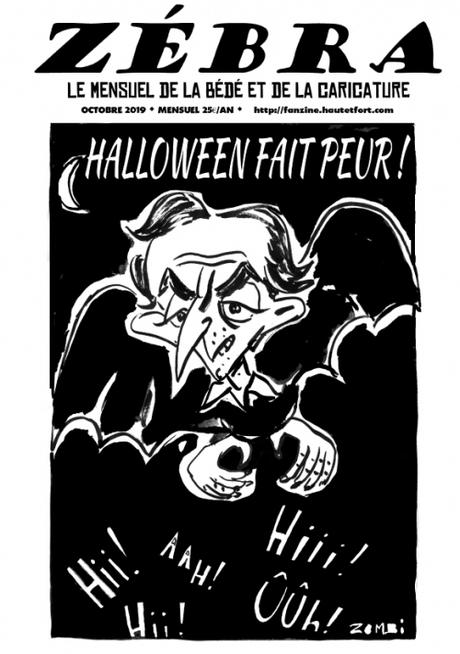 webzine,bd,gratuit,zébra,fanzine,bande-dessinée,pdf,mensuel,caricature,waner,zombi,lb,reyn,octobre,2019,dessin,presse,satirique