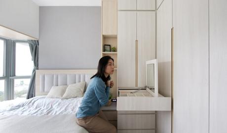 Cet appartement est un exemple de modularité et d’ingéniosité