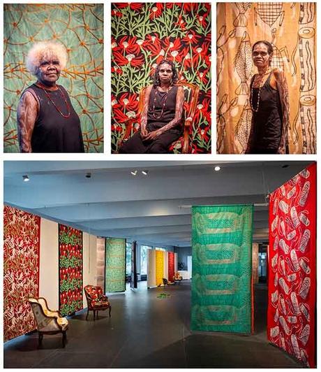 Une exposition d'art textile aborigène à l'Ambassade d'Australie, Paris, jusqu'au 10 janvier 2020