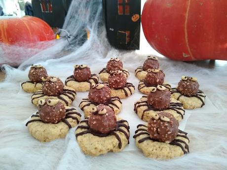 Biscuits araignées d'halloween