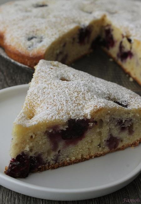 Gâteau très moelleux aux myrtilles