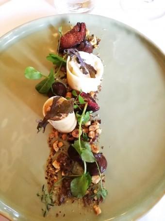 Crème fromage frais, noisettes, figues © Gourmets&co Crème fromage frais, noisettes, figues © Gourmets&co