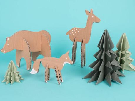 Les animaux de la forêt en 3D