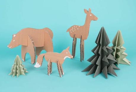 Les animaux de la forêt en 3D