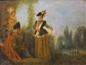 Watteau 1710-16 L'aventuriere Musee des Beaux Arts Troyes