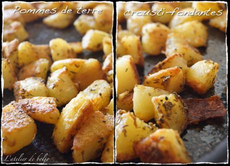 Pommes de terre croustillantes-fondantes au four, de FilsAuLoin