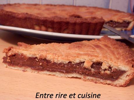 Gâteau basque au chocolat