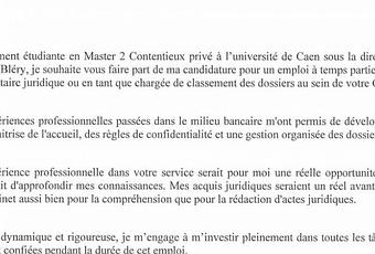 Lettre de motivation reprise d'études  À Voir