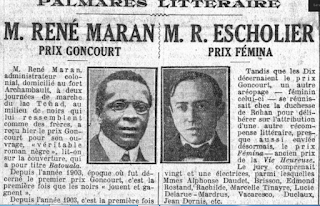Un Prix Goncourt qui a marqué son temps: René Maran