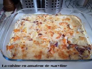 Gratin de potiron façon dauphinois