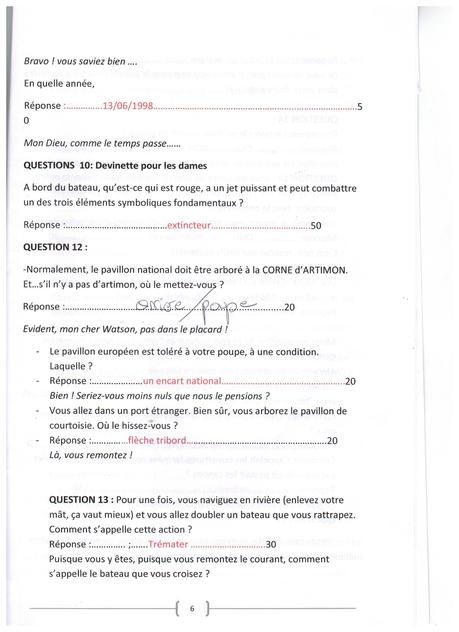Reponse Rallye Paperblog