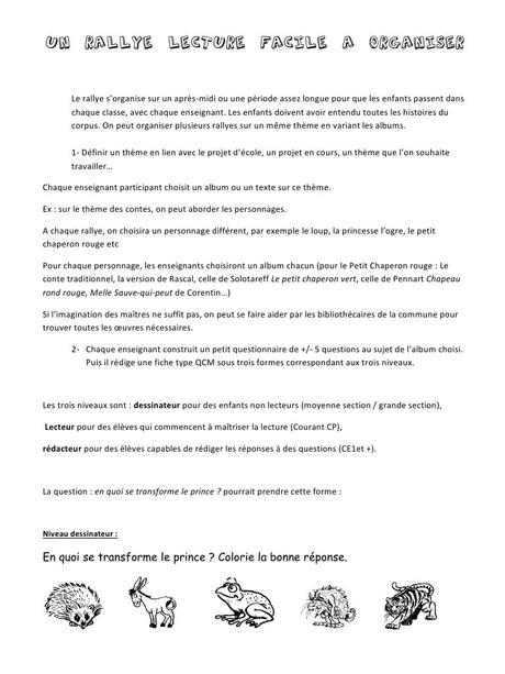 Reponse Rallye Paperblog