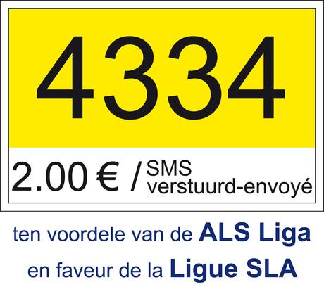 sms de soutien Faire un don par SMS | Ligue SLA Belgique asbl