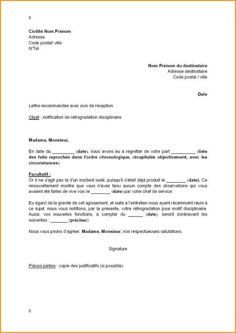 modèle de lettres Avis exemple de lettre commercial lettre type | Aepp