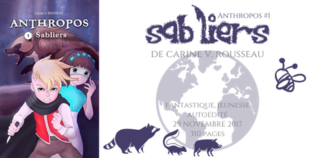 Sabliers (Anthropos #1) • Carine V. Rousseau
