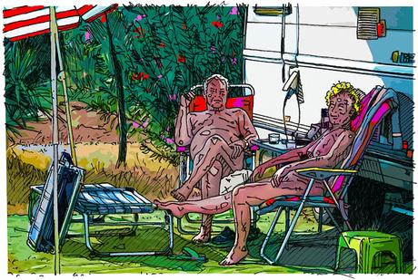 comme un bras de côté