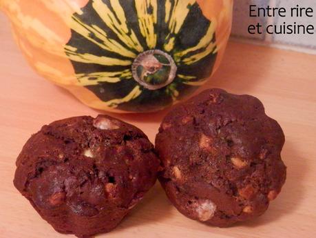 Muffins au Patidou et chocolat Muffins au Patidou et chocolat