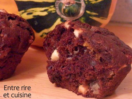 Muffins au Patidou et chocolat Muffins au Patidou et chocolat
