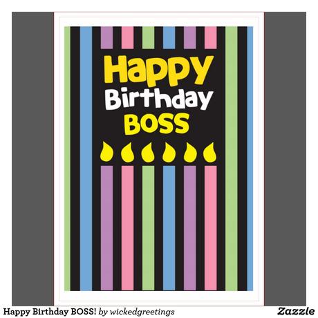 anniversaire patron Carte anniversaire patron | Philaboutique