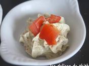 mousse d'avocat mascarpone