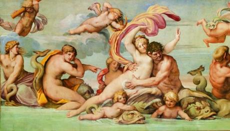 Carraci Le triomphe de Galathee Galerie Farnese Rome