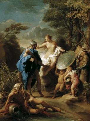 Batoni Pompeo 1748 Venus Presenting Aeneas with Armour Forged by Vulcan,Collections du Prince de Lichtenstein