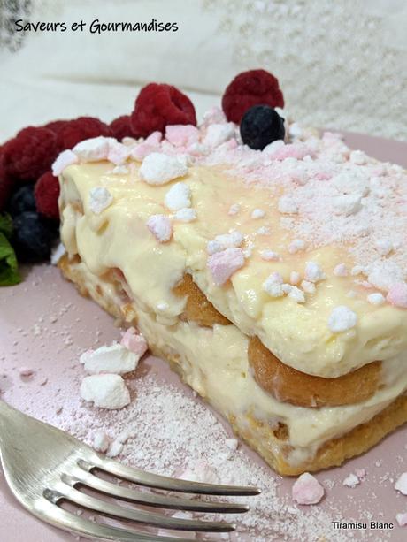 Tiramisu blanc.