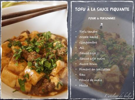 Tofu à la sauce piquante