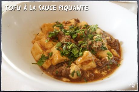 Tofu à la sauce piquante Tofu à la sauce piquante