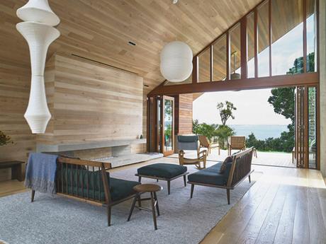 Une maison à la décoration d’inspiration monastique et japonaise en Nouvelle-Zélande
