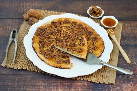 Tarte aux noix et miel