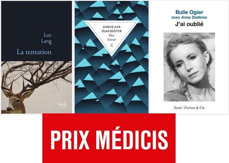 Les prix Médicis 2019 pour Luc Lang, Audur Ava Olafsdottir et Bulle Ogier