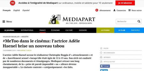 Adèle Haenel, nouveau symbole de la lutte contre les agressions sexuelles et le harcèlement ? Adèle Haenel, nouveau symbole de la lutte contre les agressions sexuelles et le harcèlement ?