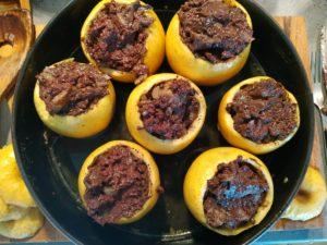 Pommes farcies au boudin noir Pommes farcies au boudin noir