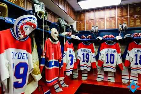 vestiaire Canadiens de Montréal