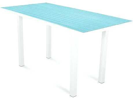 bar height outdoor tables euro recycled plastic x rectangular counter height table bar height outdoor tables and chairs