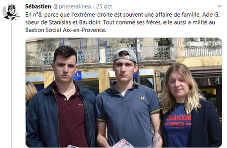 photothèque de la fachosphère 2. : derrière #Tenessoun, les visages du  #BastionSocial d’ #Aix