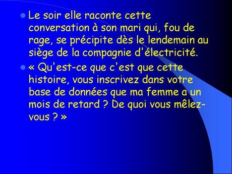 Blague - Un mois de retard