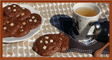 Cookies Brownies en noir et blanc