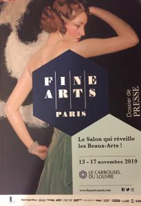 SALON  « FINE ARTS » Paris au Carrousel du Louvre 13/17 Novembre 2019