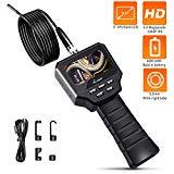 Meilleur endoscope Endoscope Volador, 3 Pouces 3,0 Megapixels 1080P HD LCD IPS, Construit Dans 1800mAh Batterie Rechargeable Caméra D'inspection, IP67 Etanche Endoscope Vidéo Semi-Rigide Tenu Dans la Main de 5,5mm, 5M