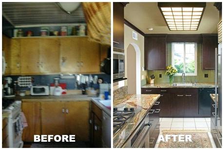 tiny kitchen remodel small galley kitchen remodels before and after photos
