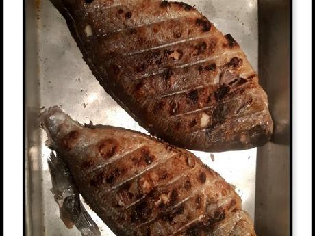 Dorade grillée à la portugaise Dorade grillée à la portugaise