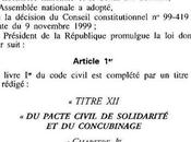 pacte civil solidarité (PACS)