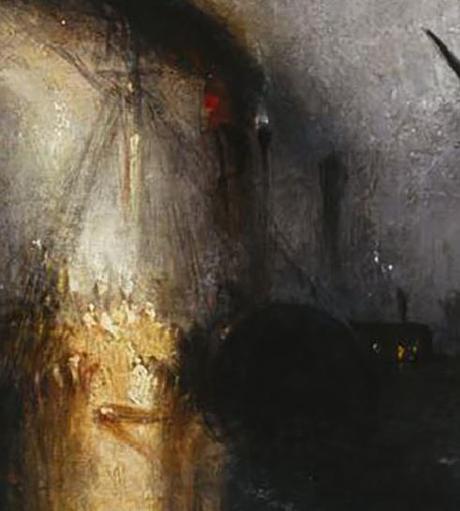 Turner Peace - Burial at Sea 1842 detail