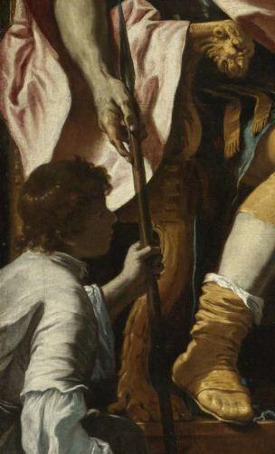 Preti 1668 ca David jouant de la harpe devant saul coll priv detail