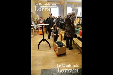 Le marché de Noël de l'association Savoir-faire de Cons-la-Grandville a toujours lieu ce samedi et dimanche de 10h à 18h à l'ancienne Banque de France Longwy. René BYCH photos