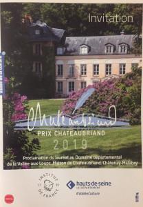 Maison de Chateaubriand   33 me Prix Chateaubriand 2019