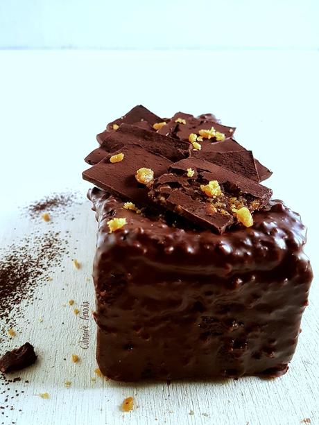 Cake au chocolat intense et caramel